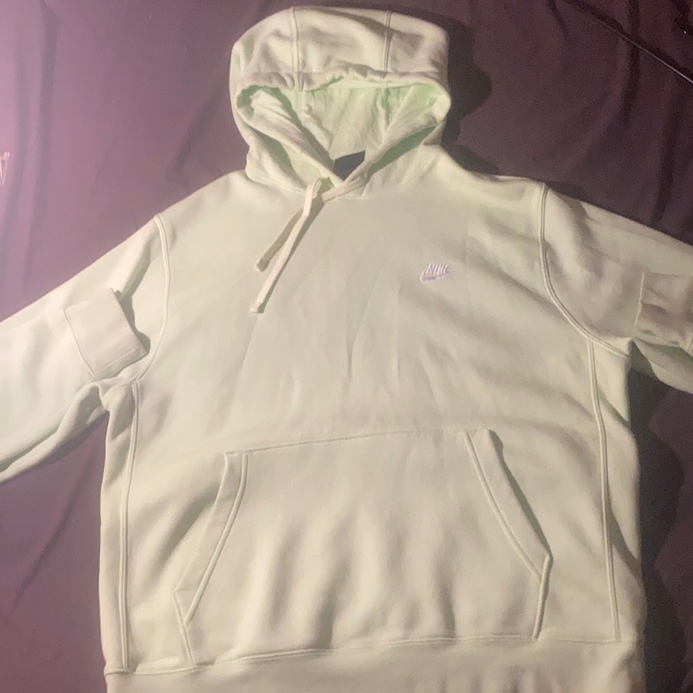 Nike hoodie LIGHT GREEN sz L